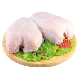 Pechuga de pollo con piel y hueso(2Kg)