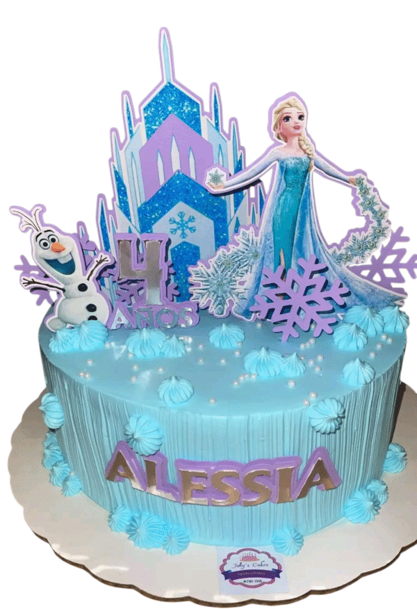 Cake con temática de Frozen
