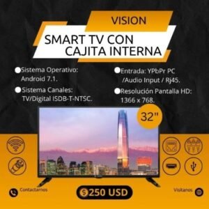 Smart TV con caja descodificadora 32"