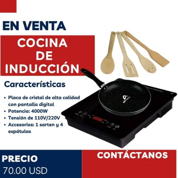 Fogón de inducción all novu