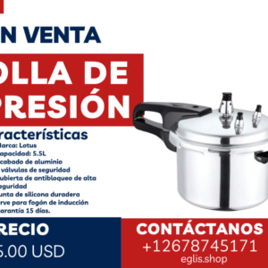 Olla de presión de inducción 5.5L