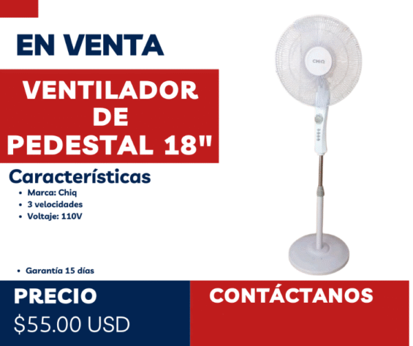 Ventilar de Pedestal 18"