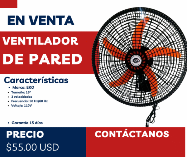 Ventilador de pared