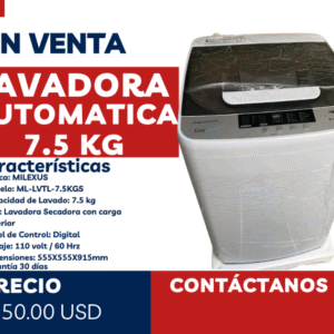 Lavadora Automática 7.5kg