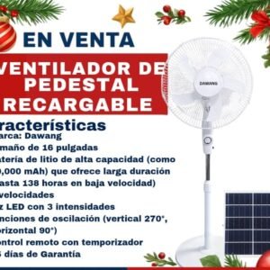 Ventilador recargable de pedestal Dawang