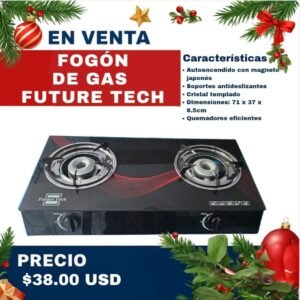 Fogón de gas Future Tech (2 hornillas)