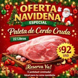 Paleta de cerdo de (22lb)